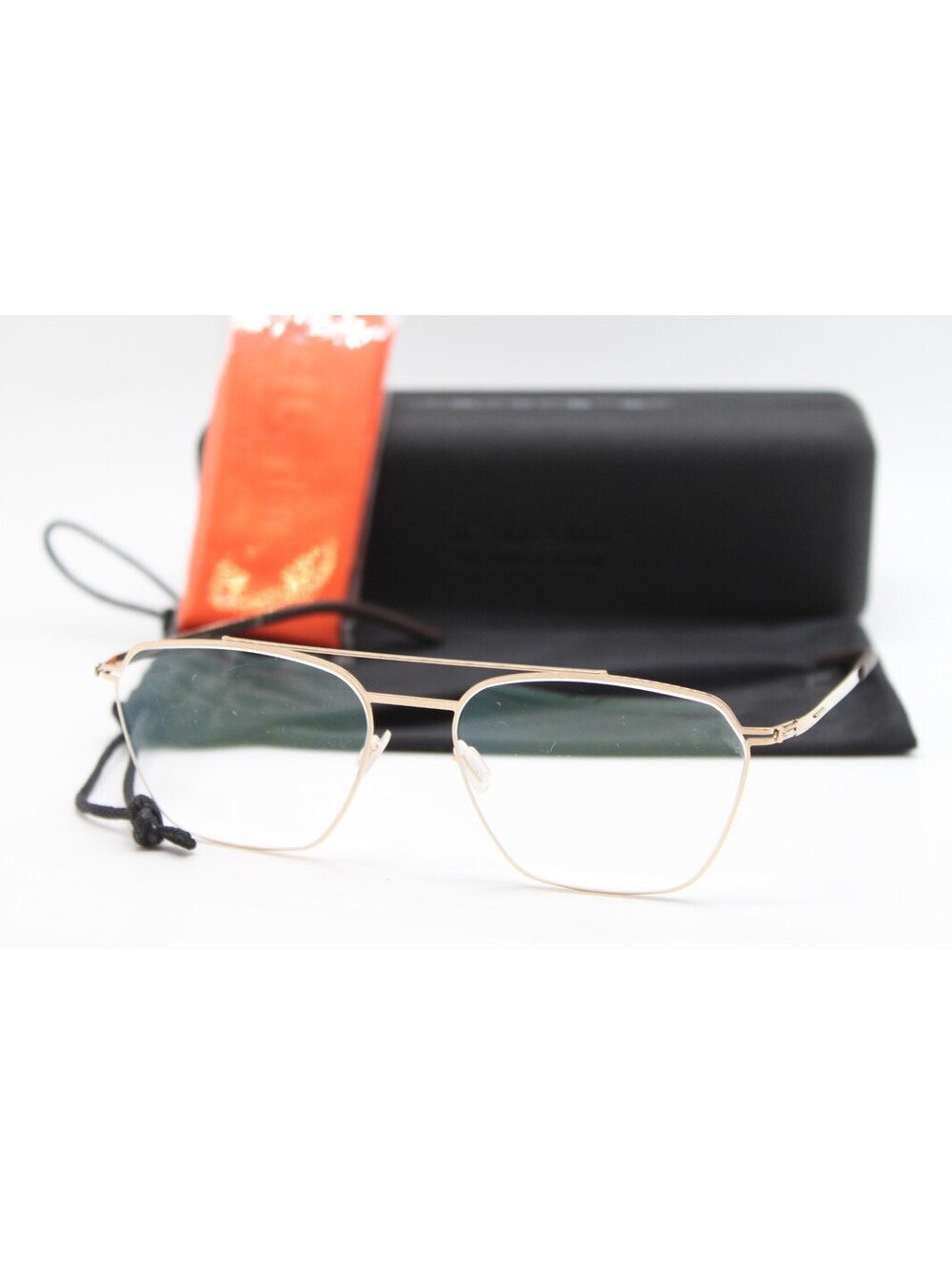 NEW IC! BERLIN PONIENTE ROSE GOLD AUTHENTIC EYEGLASSES W/CASE 54-17